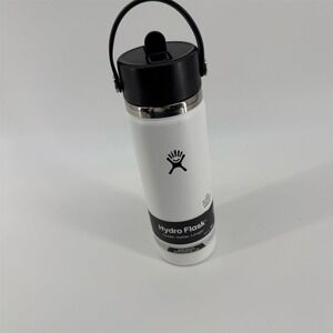 Hydro Flask 20 oz Wide Mouth Water Bottle with Flex Sip Lid White